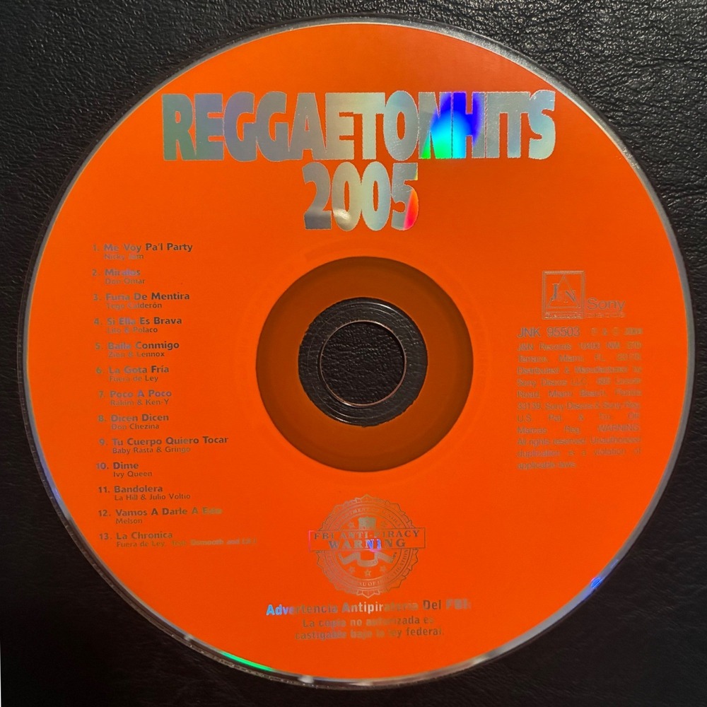 Reggaeton Hits 2005 CD Various Artists Nicky Jam Don Omar Ivy Queen JNK 95503